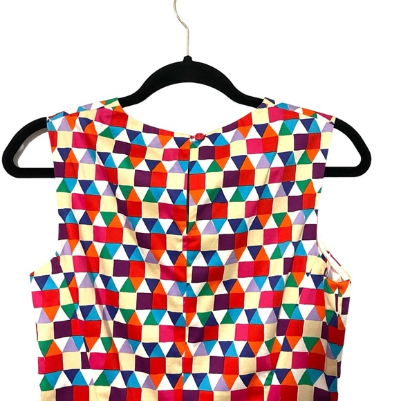 Kate Spade Women’s Dress Size 4 Multicolor Sheath Knee Length Sleeveless Preppy - Picture 5 of 7